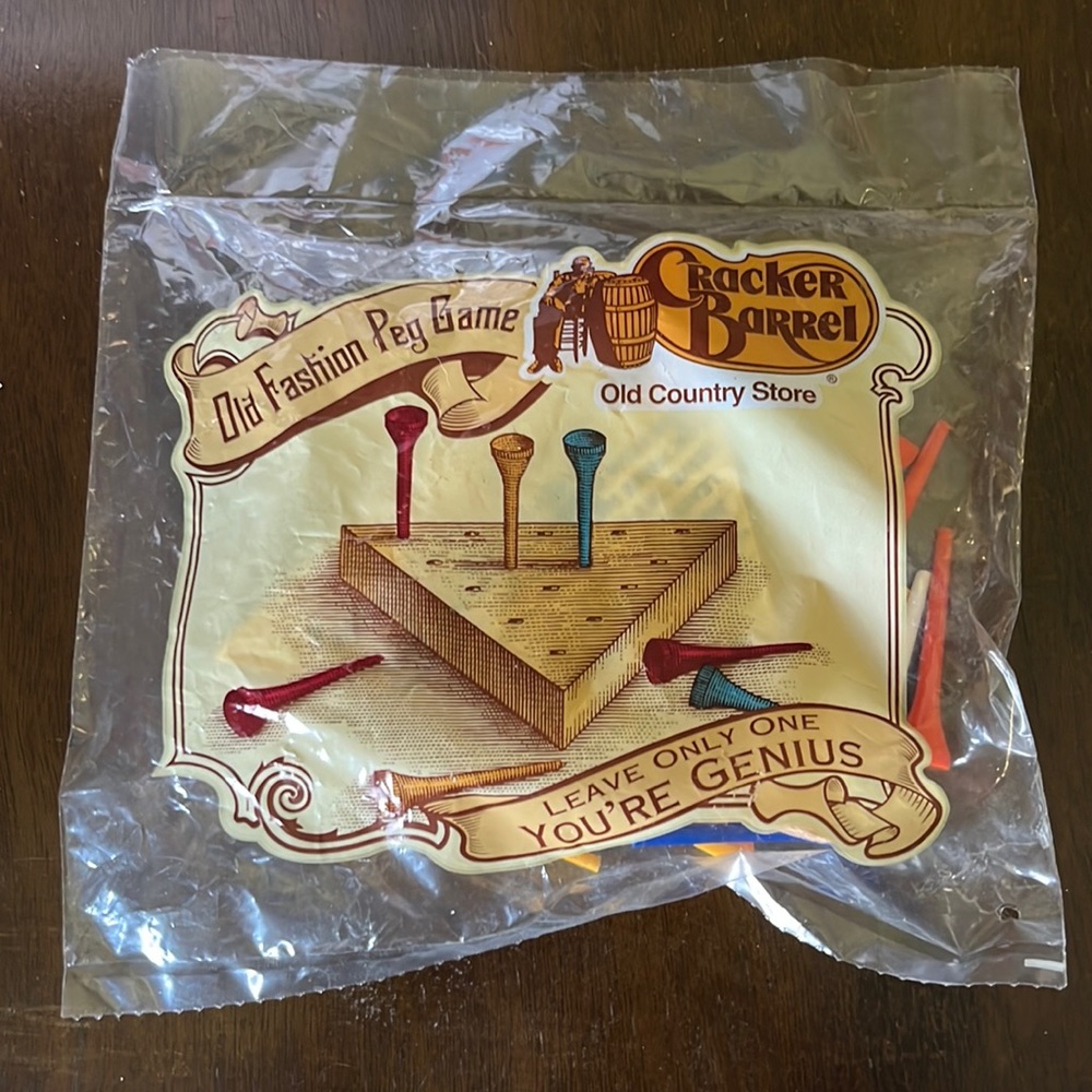 Cracker Barrel Old fashion peg game - brand new